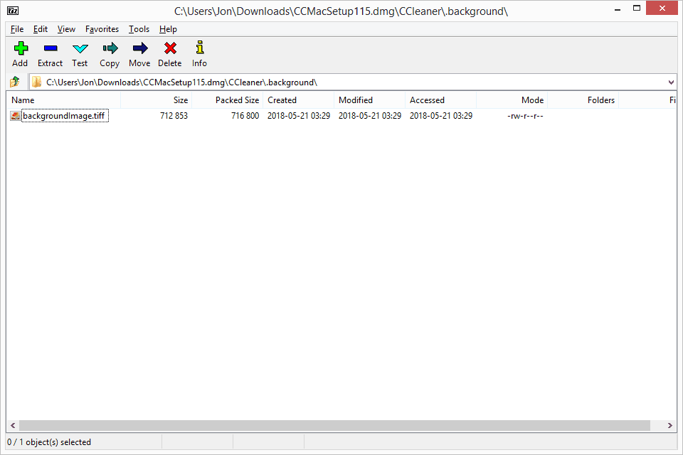 unpack dmg file in windows